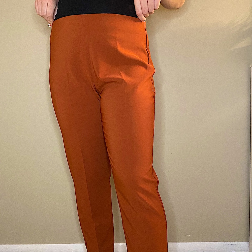 Adrianna Papell burnt orange pants